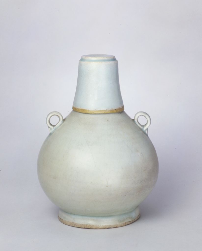 图片[1]-Jingdezhen kiln blue and white glaze bottle with cap-China Archive